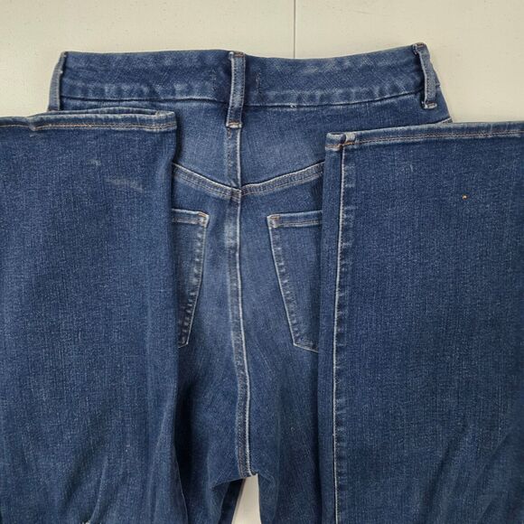 Express Modern Straight Super High Rise Ultra Hyper Jeans womens M 6/8/10 4061 - Picture 4 of 13